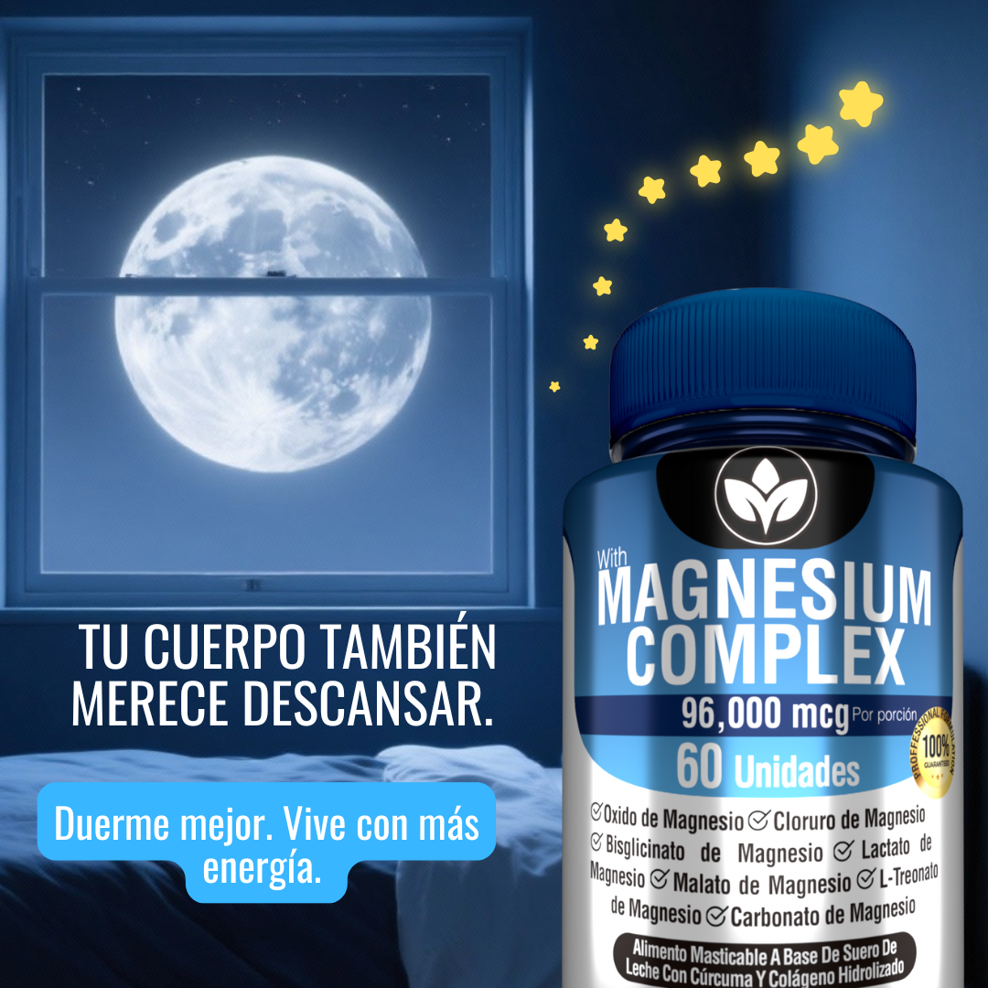 Magnesium Complex Multifuente – Apoyo diario para tu equilibrio y bienestar