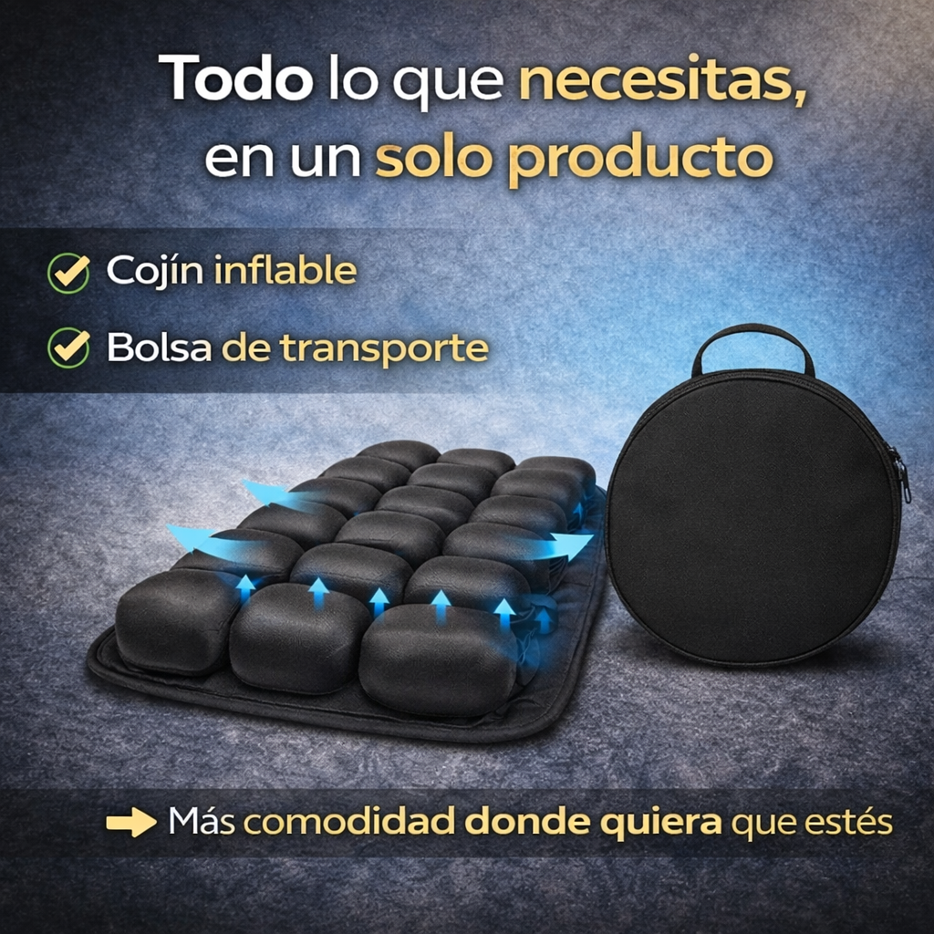 SoftSeat™ Convierte cualquier asiento en una experiencia más cómoda en segundos