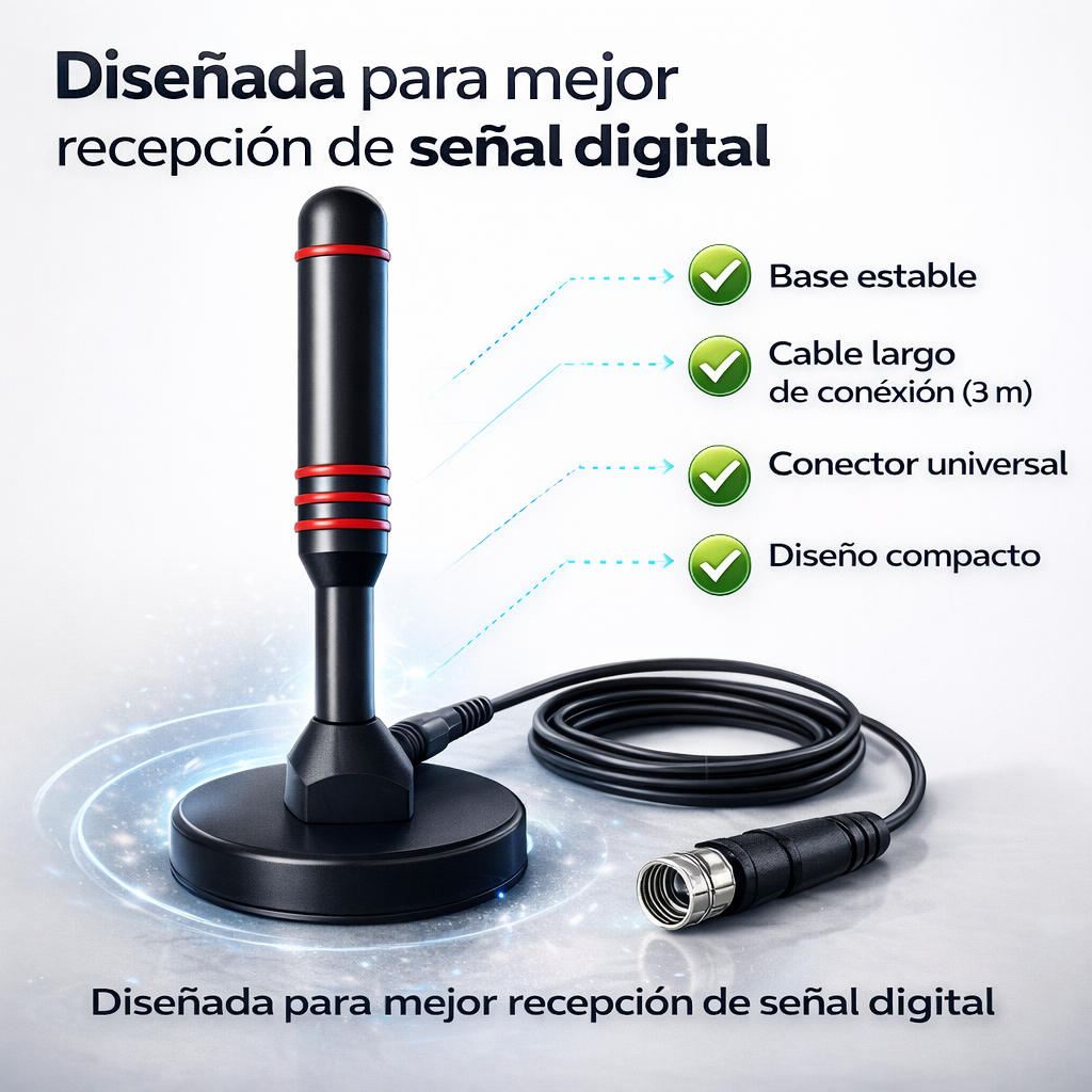 Antena TDT HD – Disfruta Canales Digitales sin pagar suscripciones