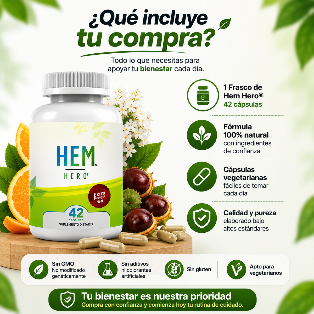 Hem Hero® | Recupera la Comodidad al Sentarte, Caminar y Disfrutar tu Día con Mayor Bienestar