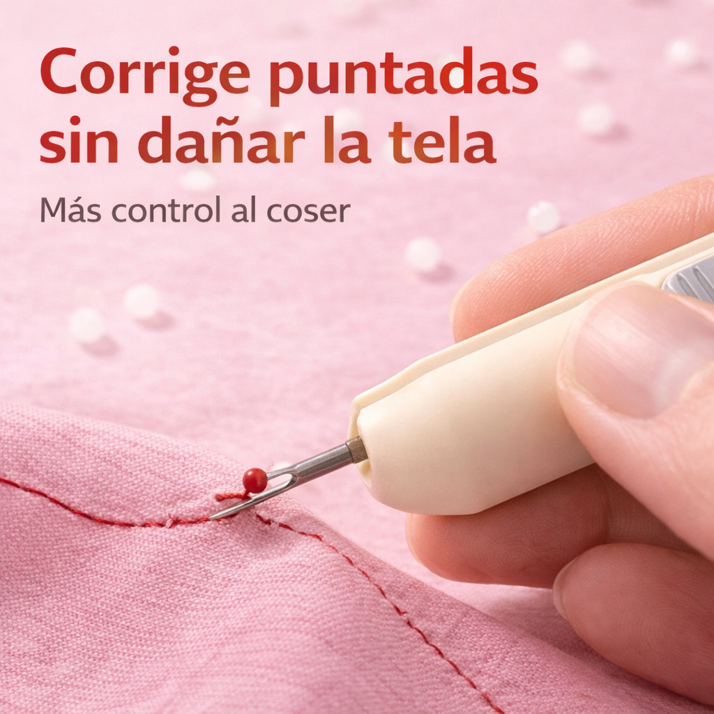 Enhebrador - Herramienta de Costura 2 en 1 que Enhebra y Descose en Segundos