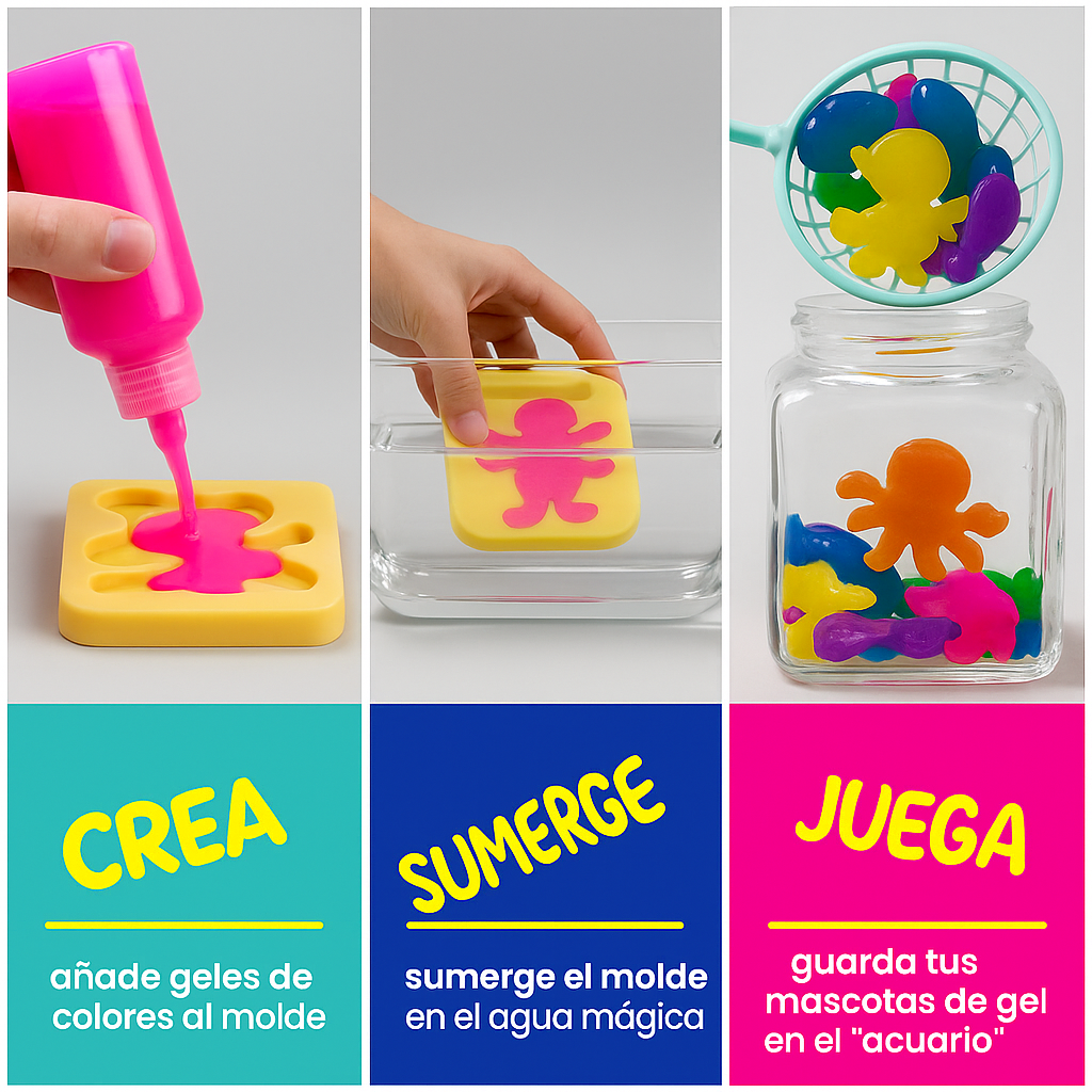 Gel Mágico De Agua Para Niños