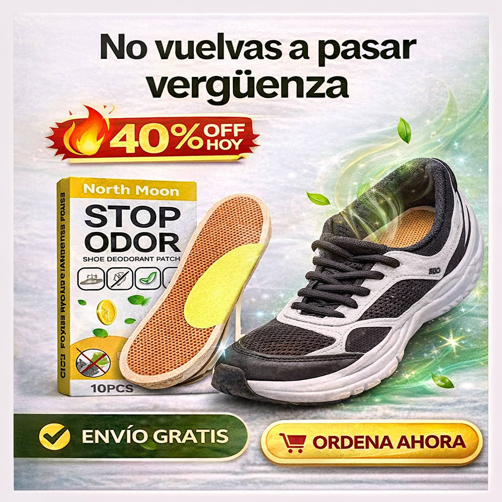 StopOdor™ Despídete del mal olor en tus zapatos de forma práctica y discreta