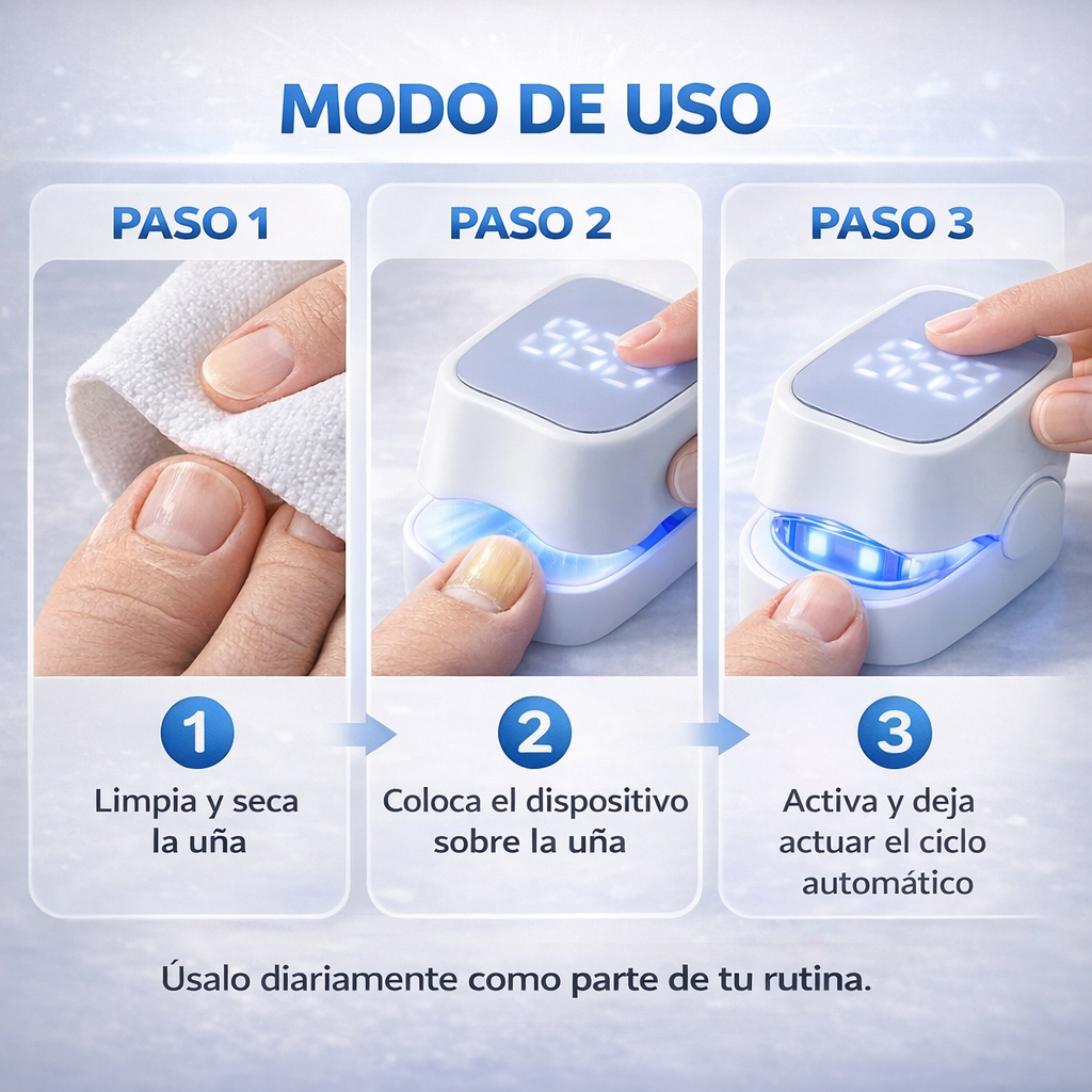 Nail Pro® Dispositivo láser para tratamiento de hongos en las uñas