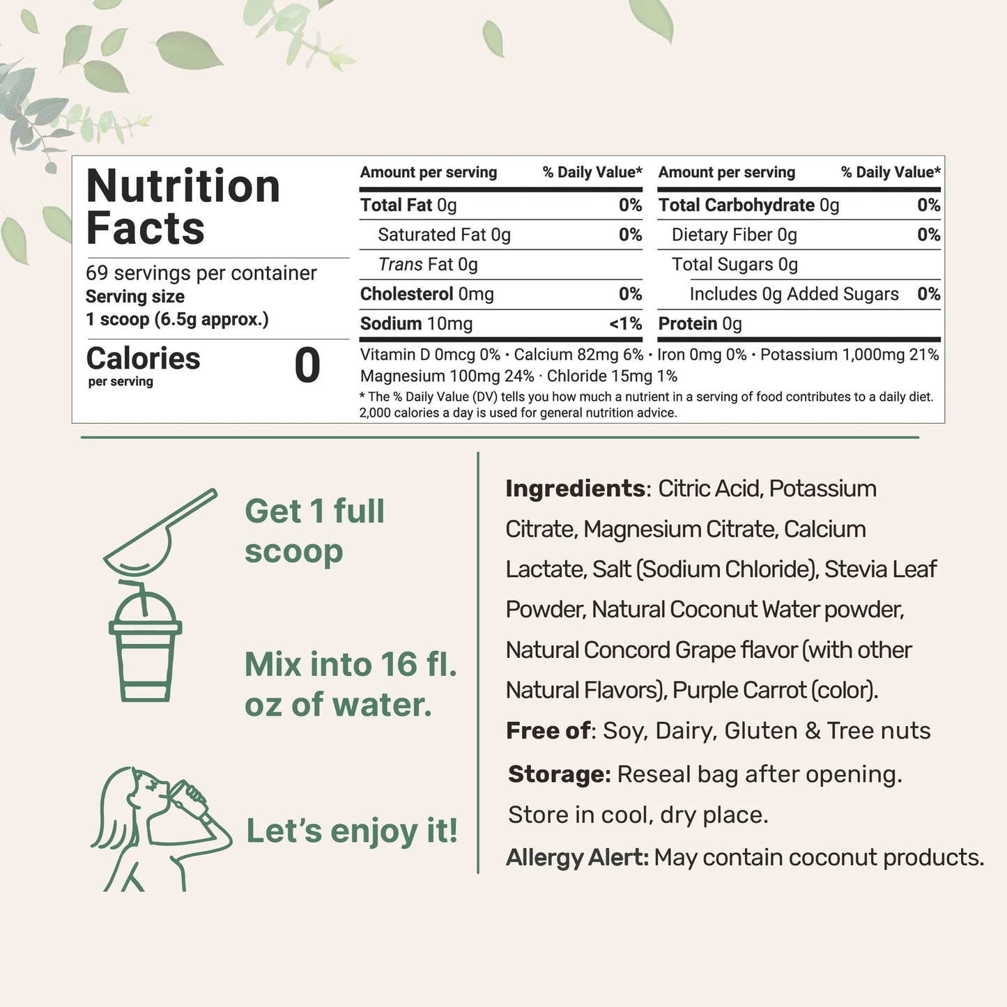 Hydration Electrolytes - Ayuda a Deshincharte e Hidratarte Mejor