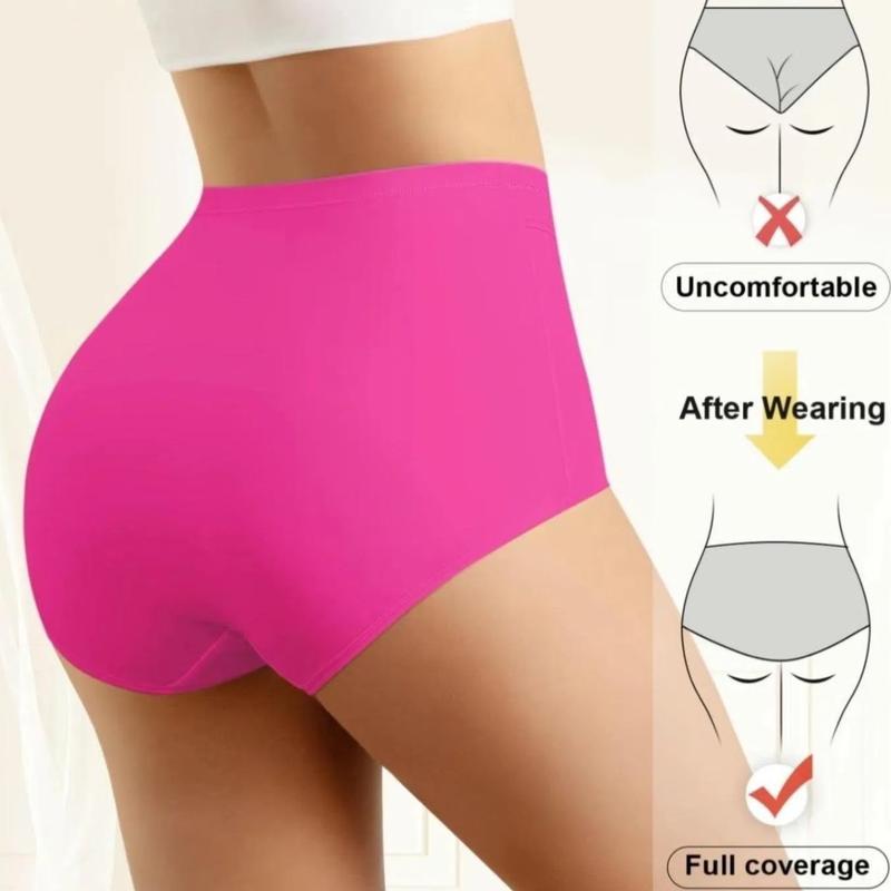 Pack x4 Panties de Cintura Alta – Ajuste Cómodo que Realza tu Estilo
