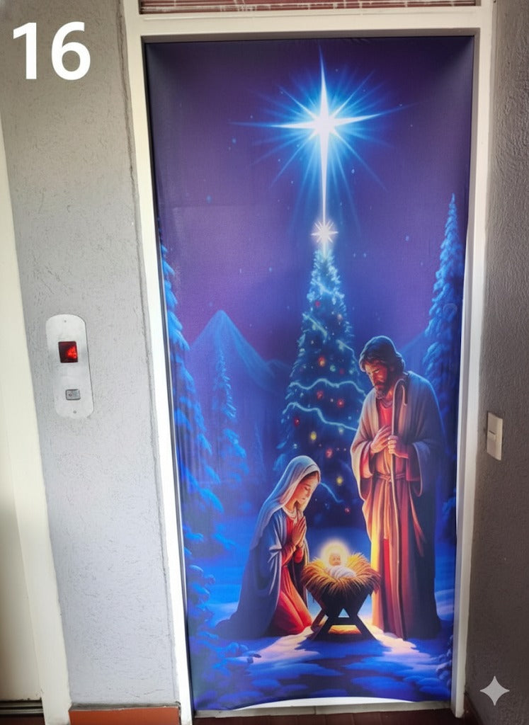 Fundas navideñas para puertas 🚪🎅