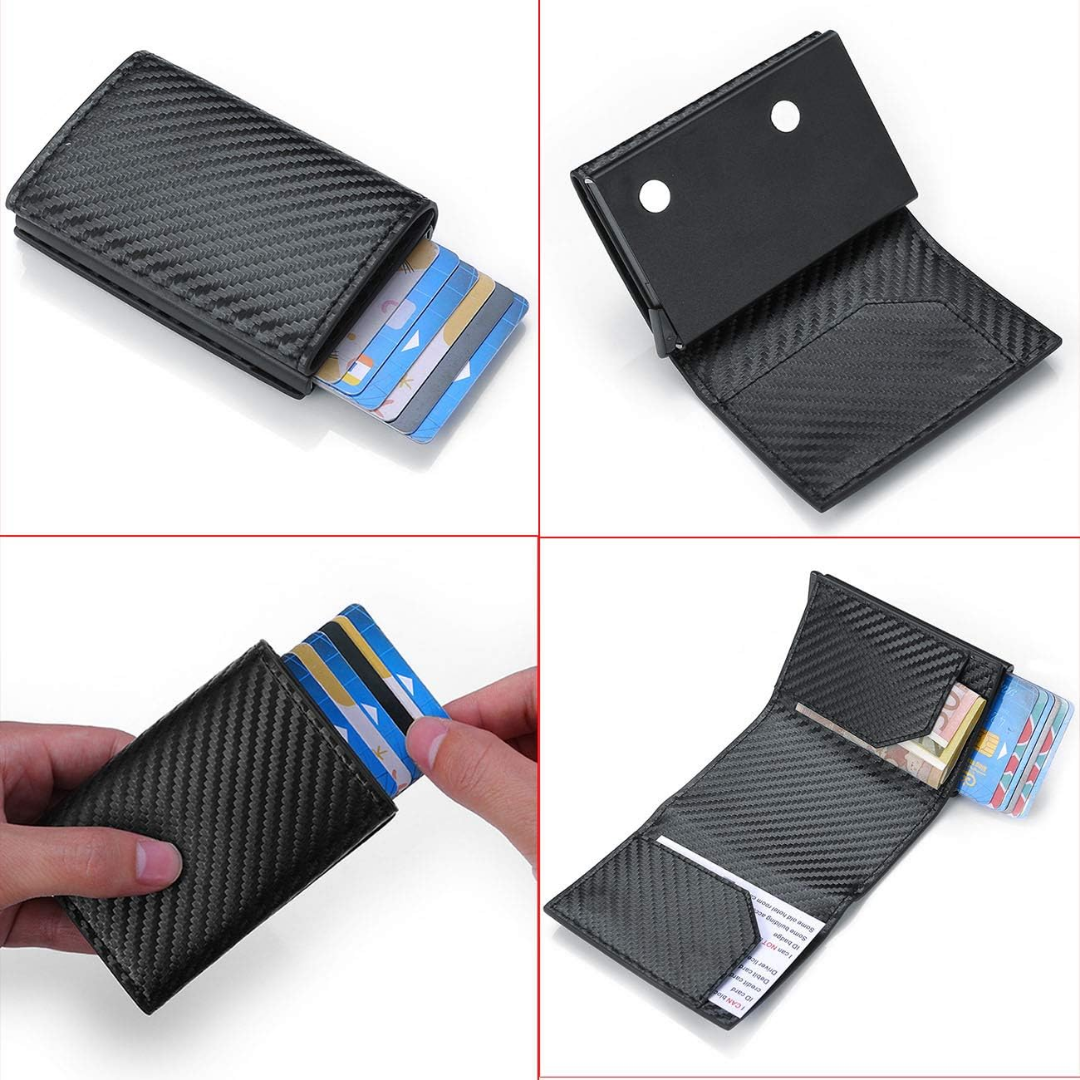 Smart RFID Anti-Theft Wallet La billetera delgada, segura y moderna que reemplaza la tradicional