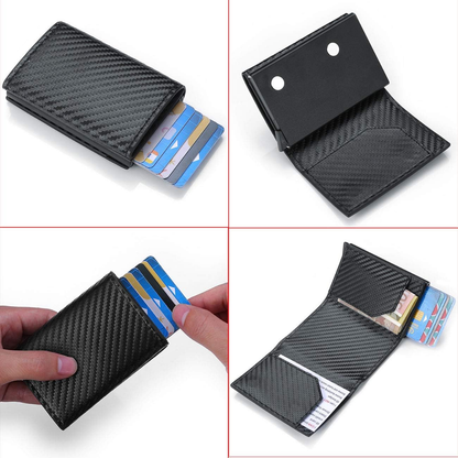 Smart RFID Anti-Theft Wallet La billetera delgada, segura y moderna que reemplaza la tradicional