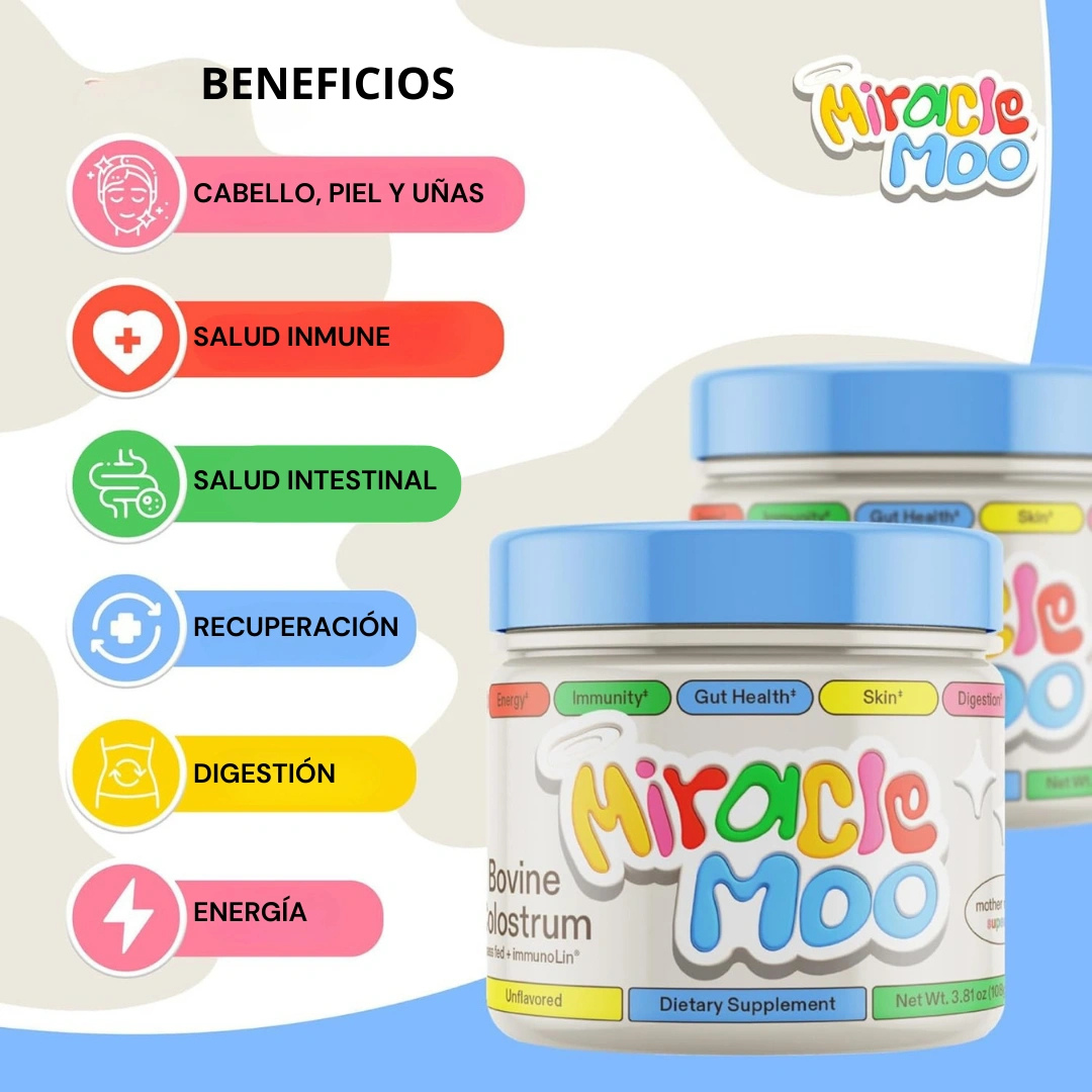 Miracle Mooo - Una ayuda diaria para sentirte mejor desde adentro.
