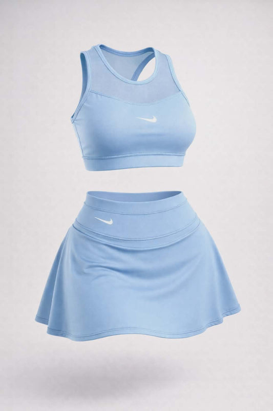 Conjunto Deportivo Mujer – Top + Falda Short