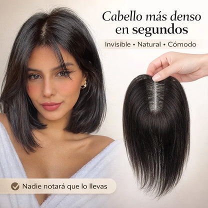 Topper Invisible de Cabello Semi Real | Recupera tu Confianza en Segundos