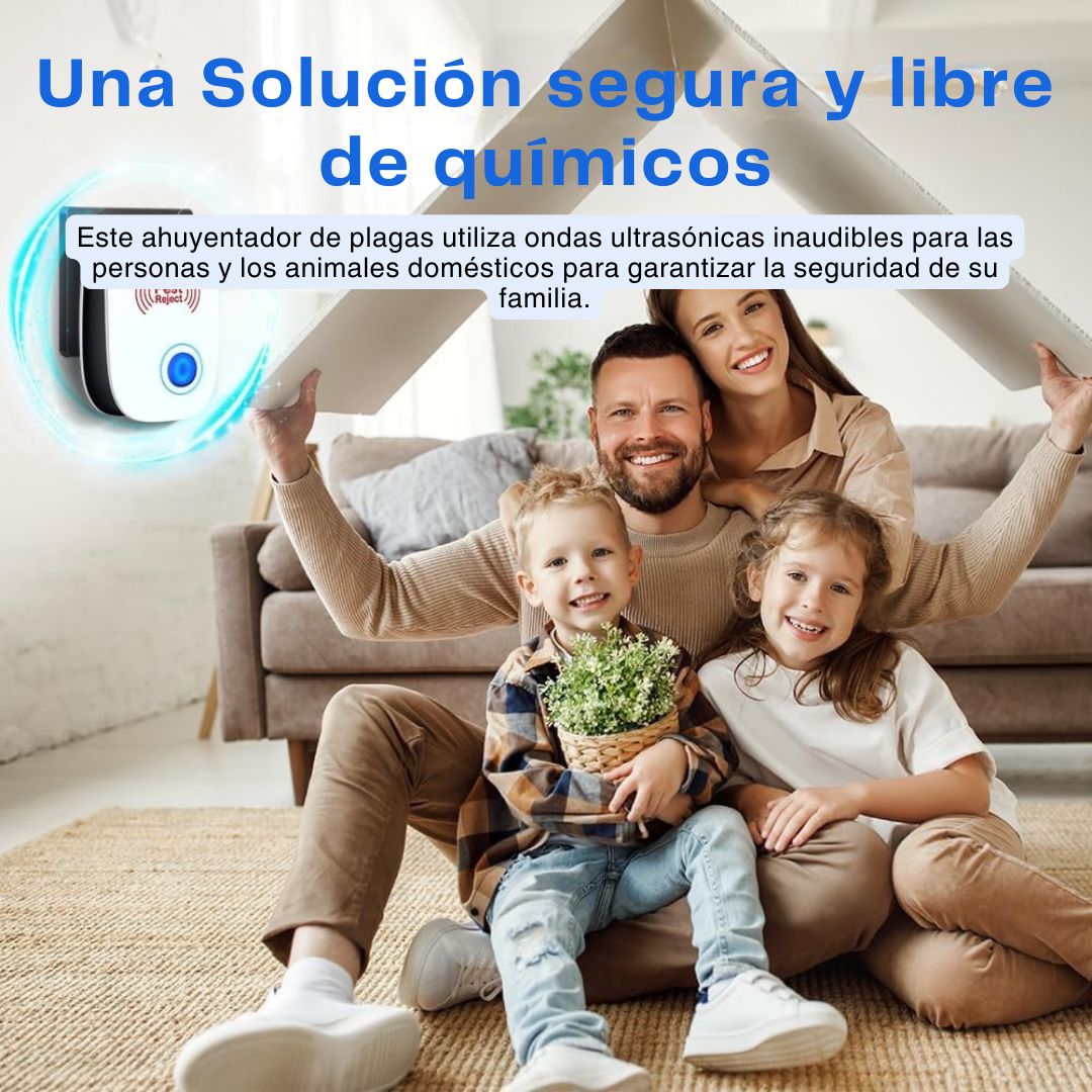 PestOff® Repelente ultrasónico de plagas