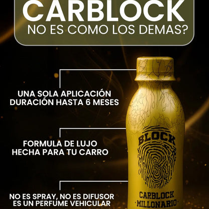 Carblock - Fragancia premium para transformar el ambiente de tu carro