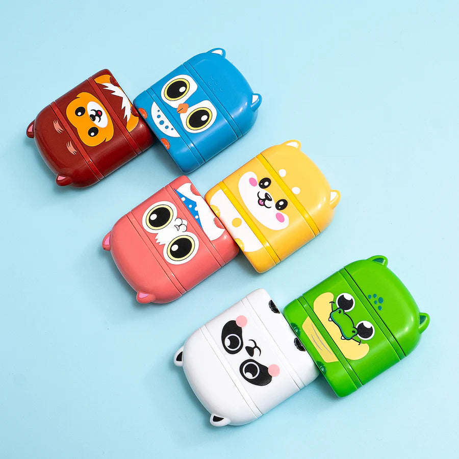 KidTimbro 2.0™ - Sello de nombre personalizado - Tinta blanca y negra