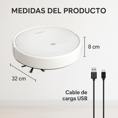 Cleanme® Aspiradora Robot | Limpia tu hogar sin mover un dedo