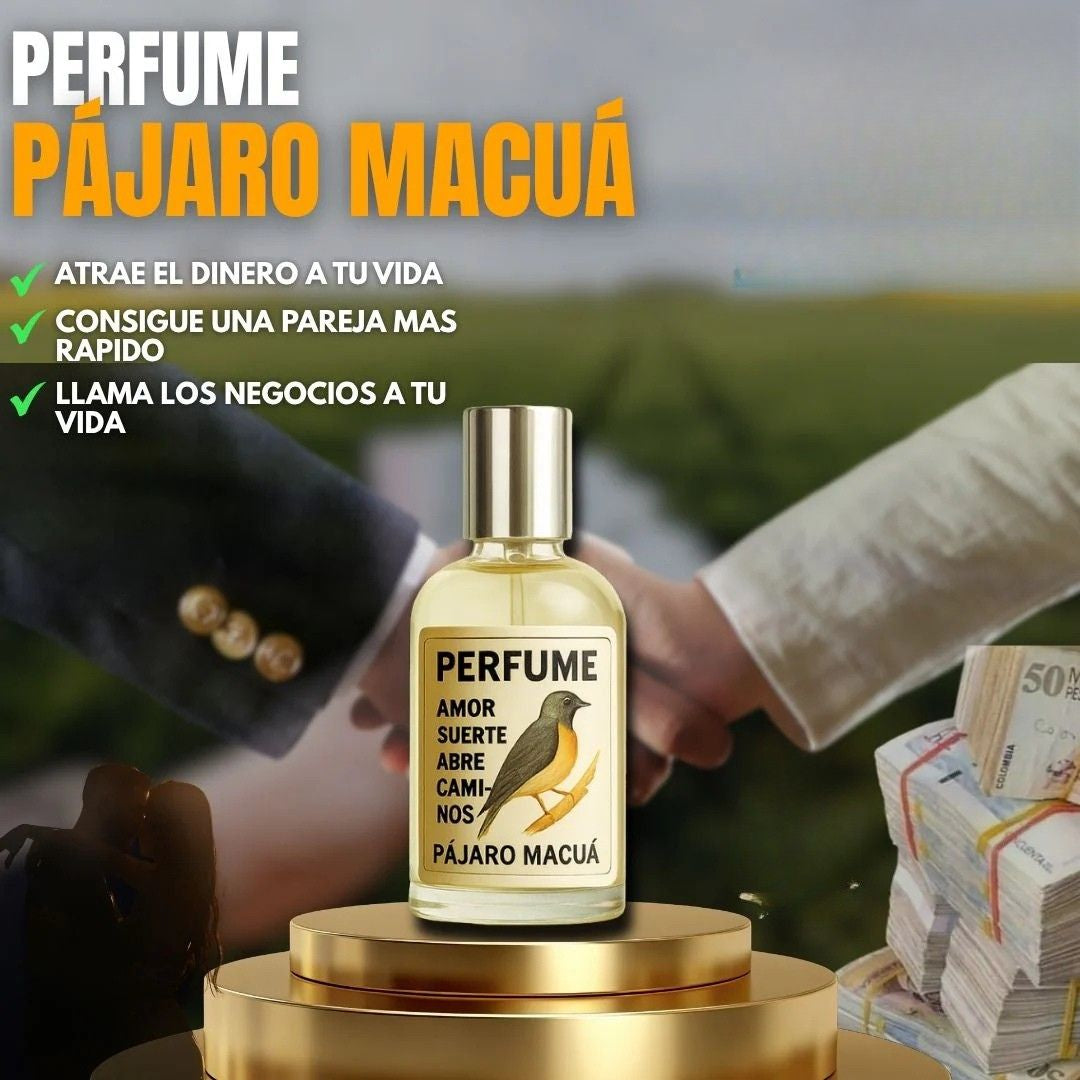 Perfume Pájaro Macuá 60 ml – Aroma fresco y elegante para el día a día