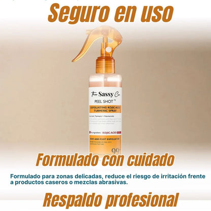Dr Melaxin - Spray Exfoliante Corporal para una Piel Más Suave y Uniforme
