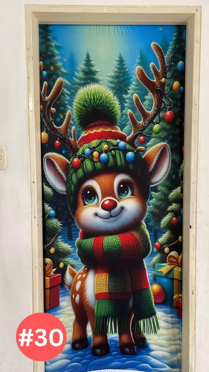 Fundas navideñas para puertas 🚪🎅