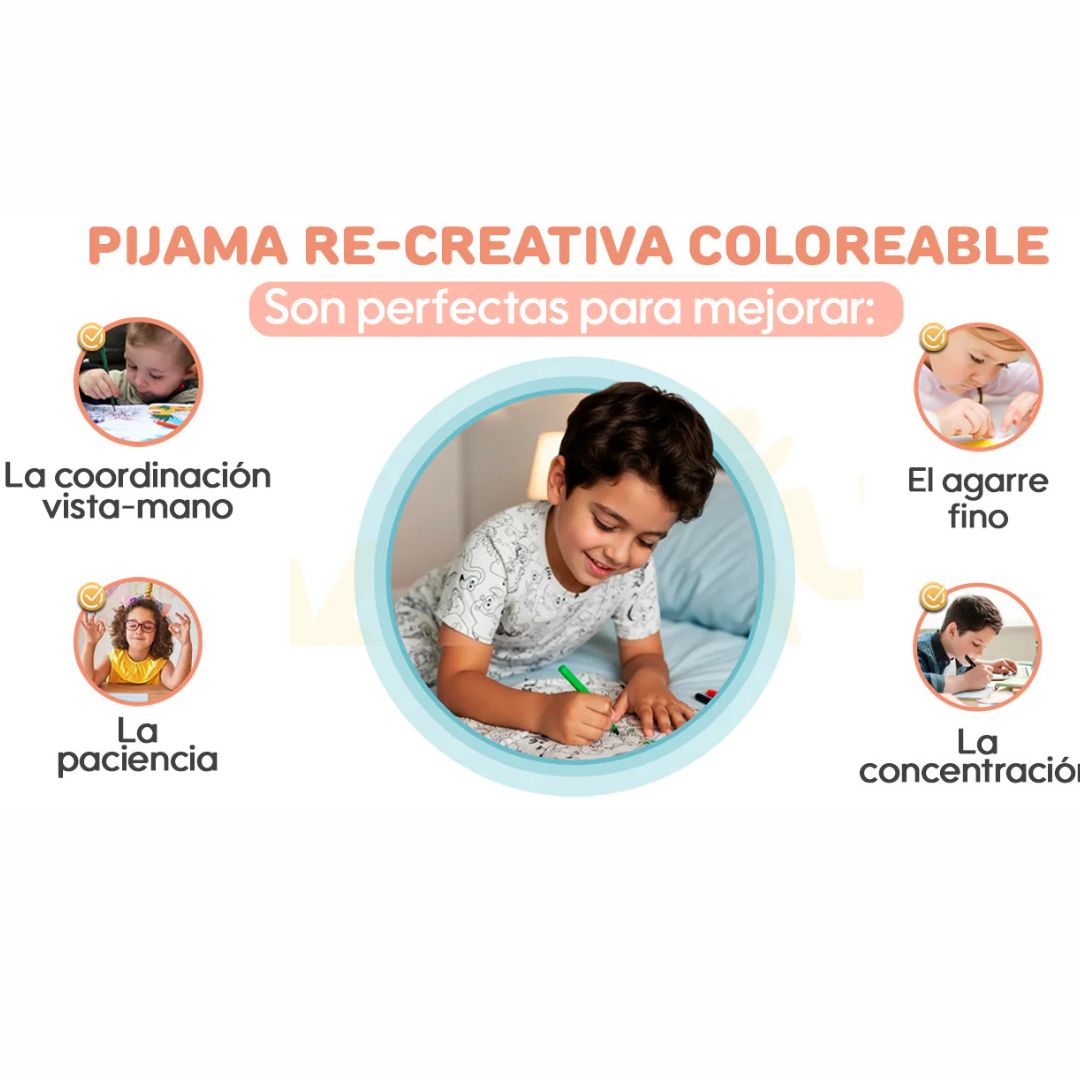 Pijama Coloreable