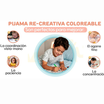 Pijama Coloreable