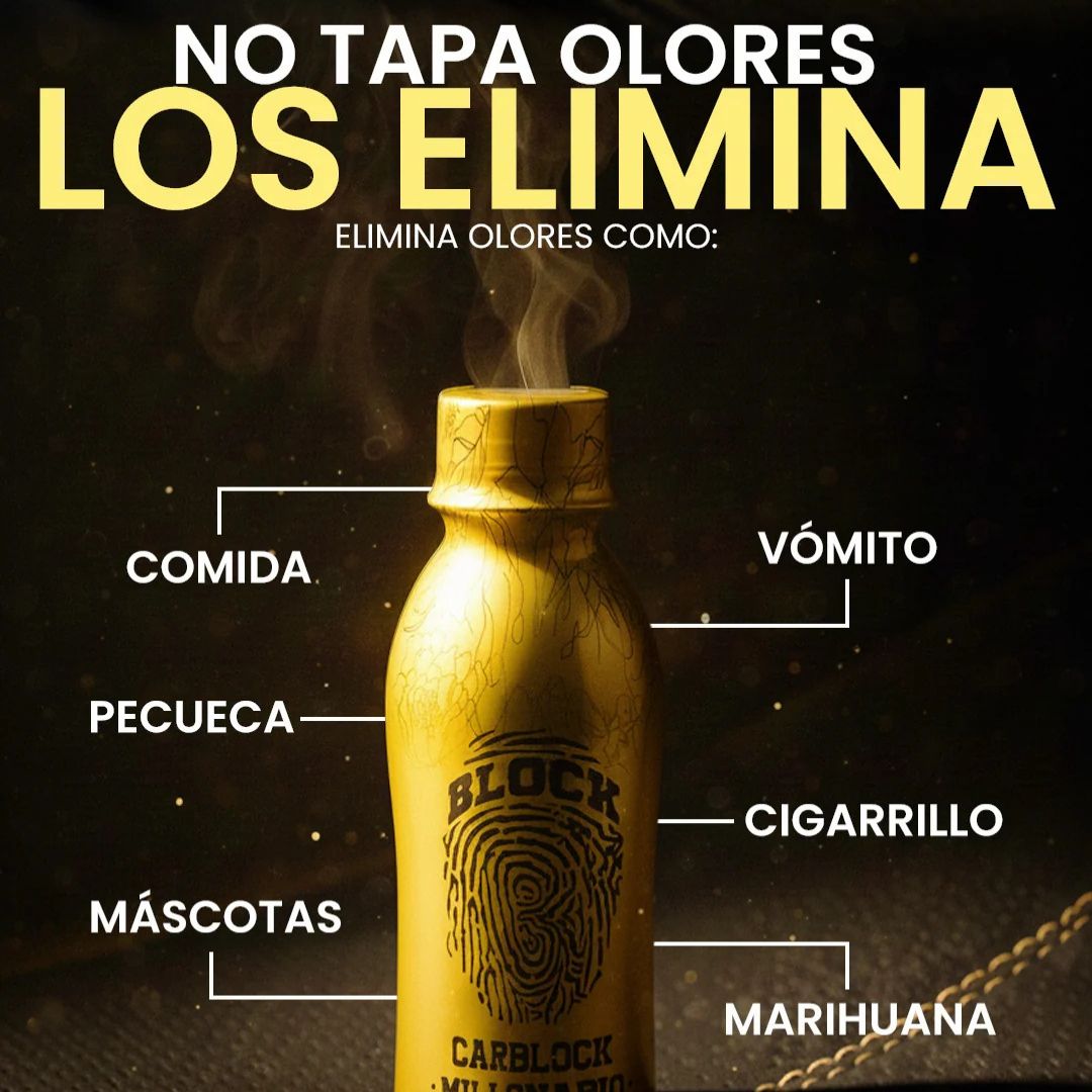 Carblock - Fragancia premium para transformar el ambiente de tu carro