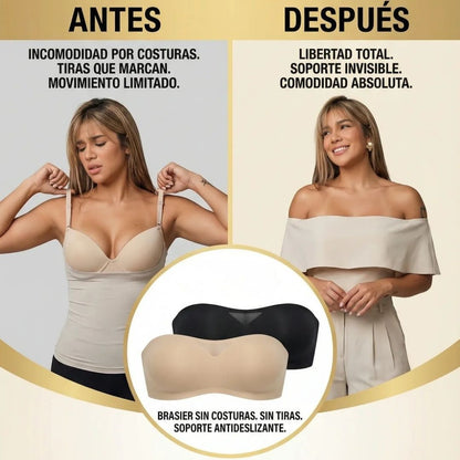 Top Brasier invisible - Comodidad discreta para tus outfits favoritos