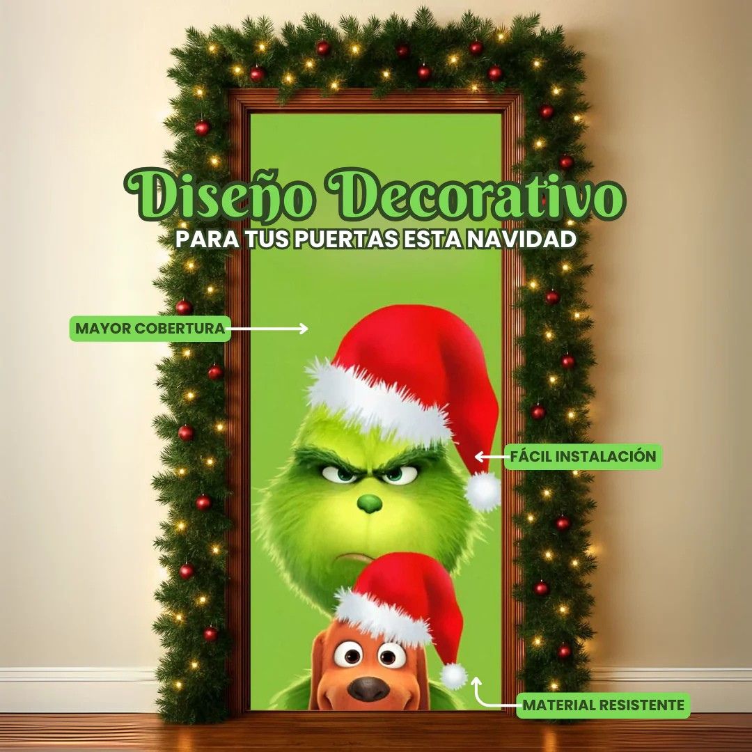 Fundas navideñas para puertas 🚪🎅