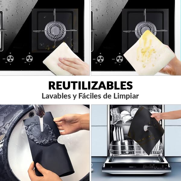 SET Protector de Estufa en Fibra de Vidrio (4 UNIDADES)