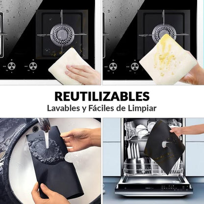 SET Protector de Estufa en Fibra de Vidrio (4 UNIDADES)