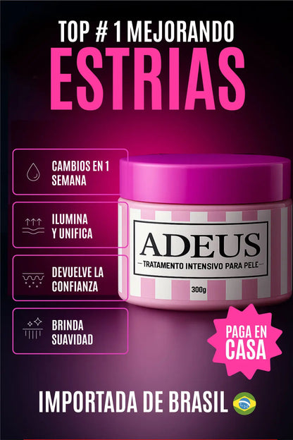 ADEUS® – Crema Corporal Reafirmante y Anti-Estrías