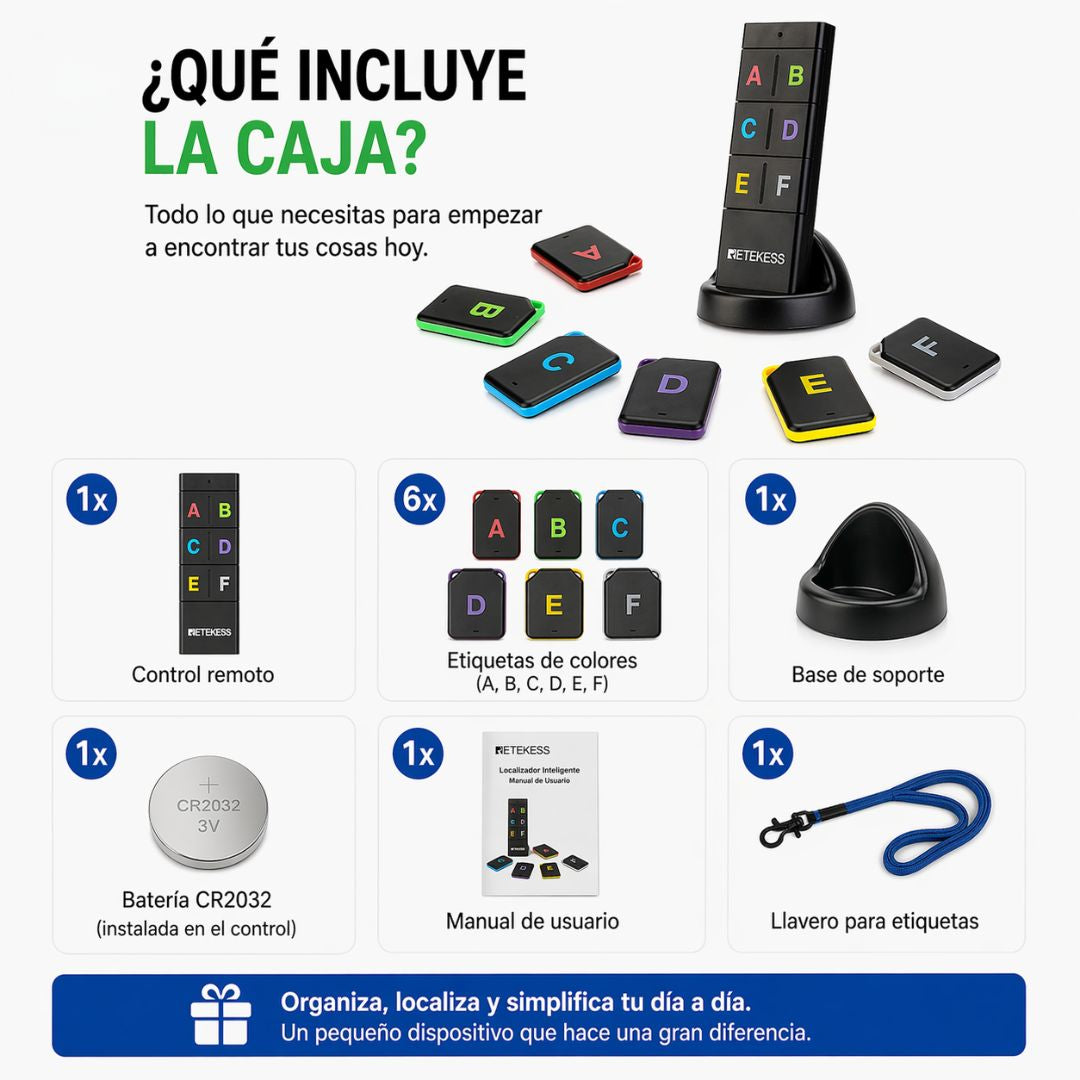 OneTap Finder™ Encuentra tus cosas en segundos y deja de perder tiempo todos los días