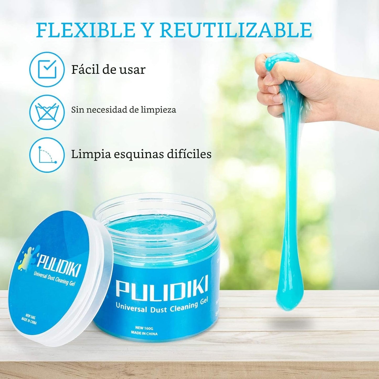 Gel Limpiador Premium para Rincones Difíciles — Limpieza rápida - 2 unidades.