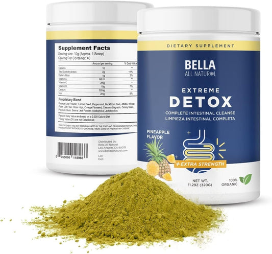 Bella AllNatural Extreme Detox – Tu rutina diaria para sentirte más ligero y renovado
