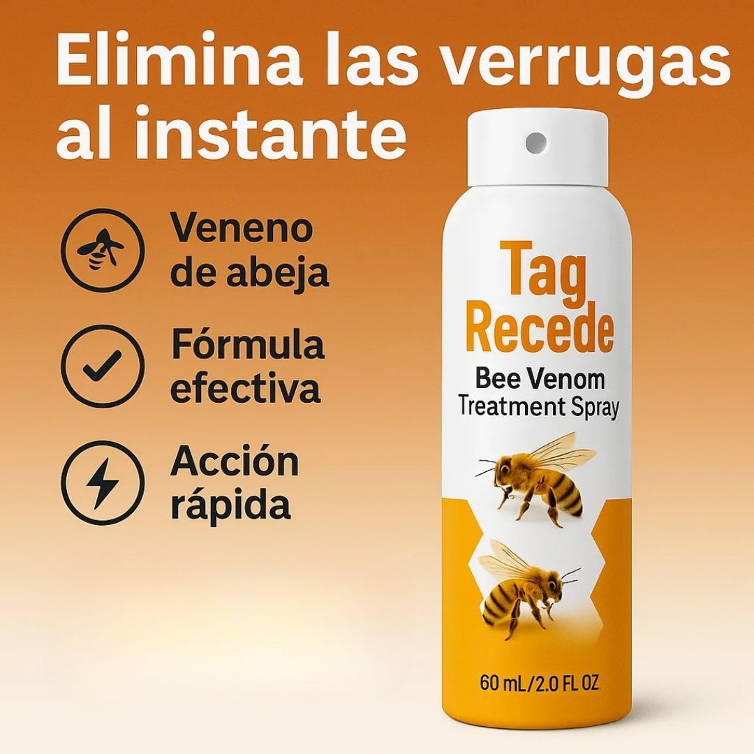 TagRecede® Spray Eliminador De Verrugas + Regalo Gratis