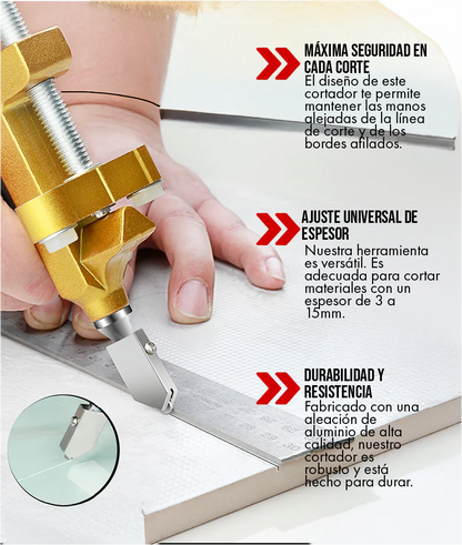 TileCut Pro™ – Corta Azulejos, Vidrio y Cerámica sin Esfuerzo ni Astillas