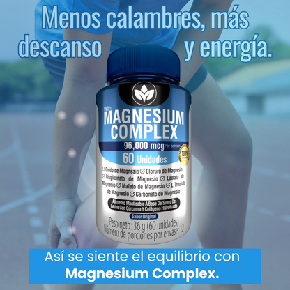 Magnesium Complex Multifuente – Apoyo diario para tu equilibrio y bienestar