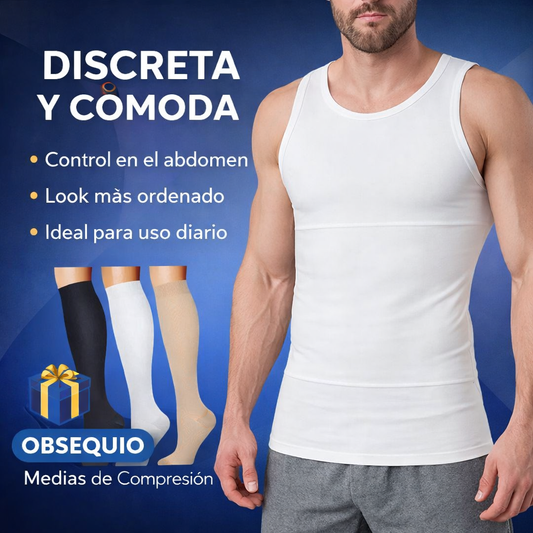 Camisilla de Compresión para Hombre – Look Más Ordenado Bajo Tu Ropa