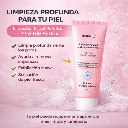 PinkSalt™ ✨ Revela una piel más limpia y luminosa desde tu rutina de limpieza diaria