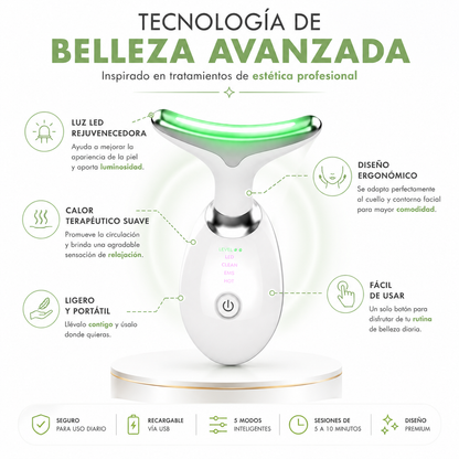 FirmeUp™ Tecnología de cuidado facial para una apariencia más firme y definida desde casa