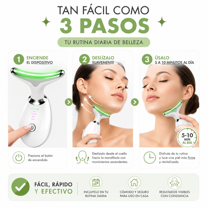 FirmeUp™ Tecnología de cuidado facial para una apariencia más firme y definida desde casa