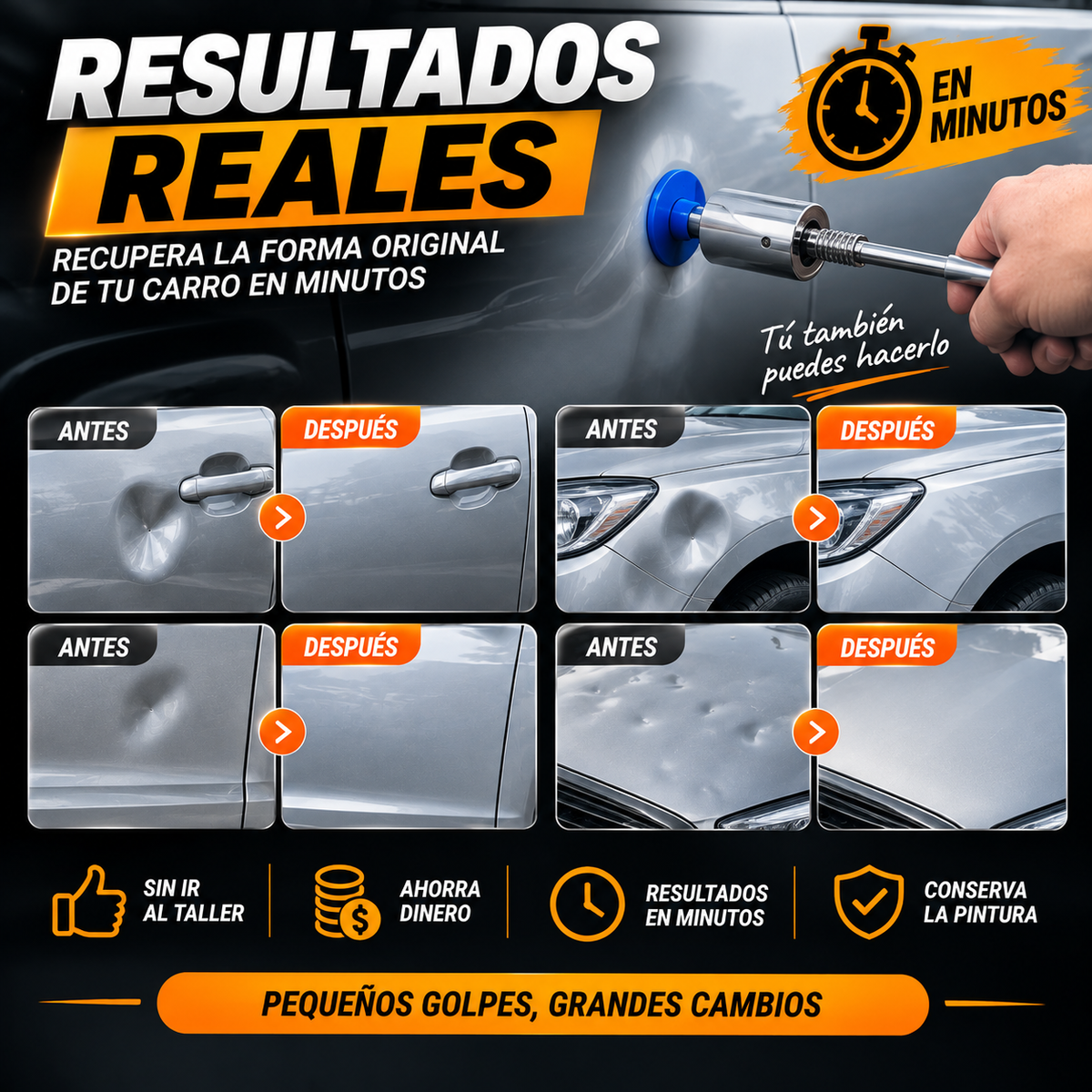 GolpeCero™ 🚗 ¡SACA LOS GOLPES DE TU CARRO SIN PAGAR UNA FORTUNA!