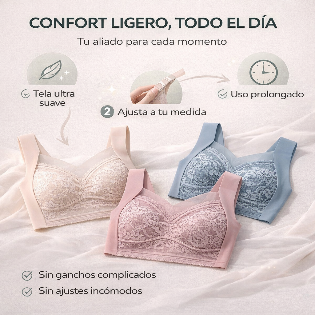 Topbra™ 👉 El bra cómodo que vas a querer usar todo el día |Pack X3|