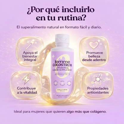 Lemme Colostrum™ El Ritual que tu Cuerpo Necesita