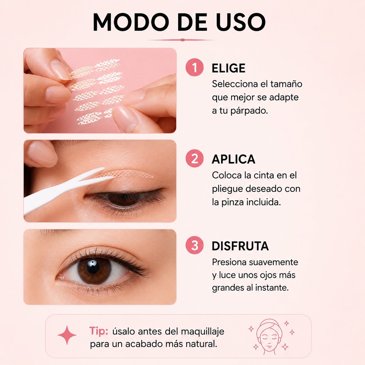 EyeLift™ Levanta Tus Párpados al Instante