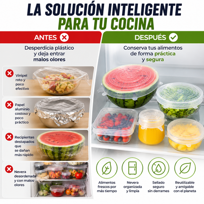 SiliTop™ Organiza tu cocina en segundos con las tapas que sirven para TODO