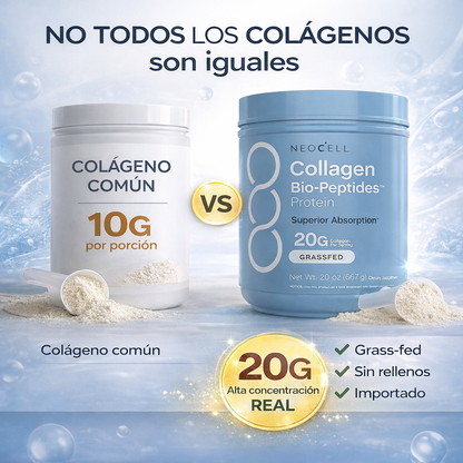 Colágeno Bio-Peptides – Alta Concentración y Absorción Superior | Oferta 2x1 |