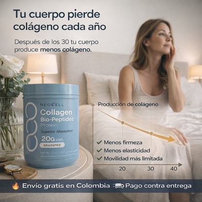 Colágeno Bio-Peptides – Alta Concentración y Absorción Superior | Oferta 2x1 |