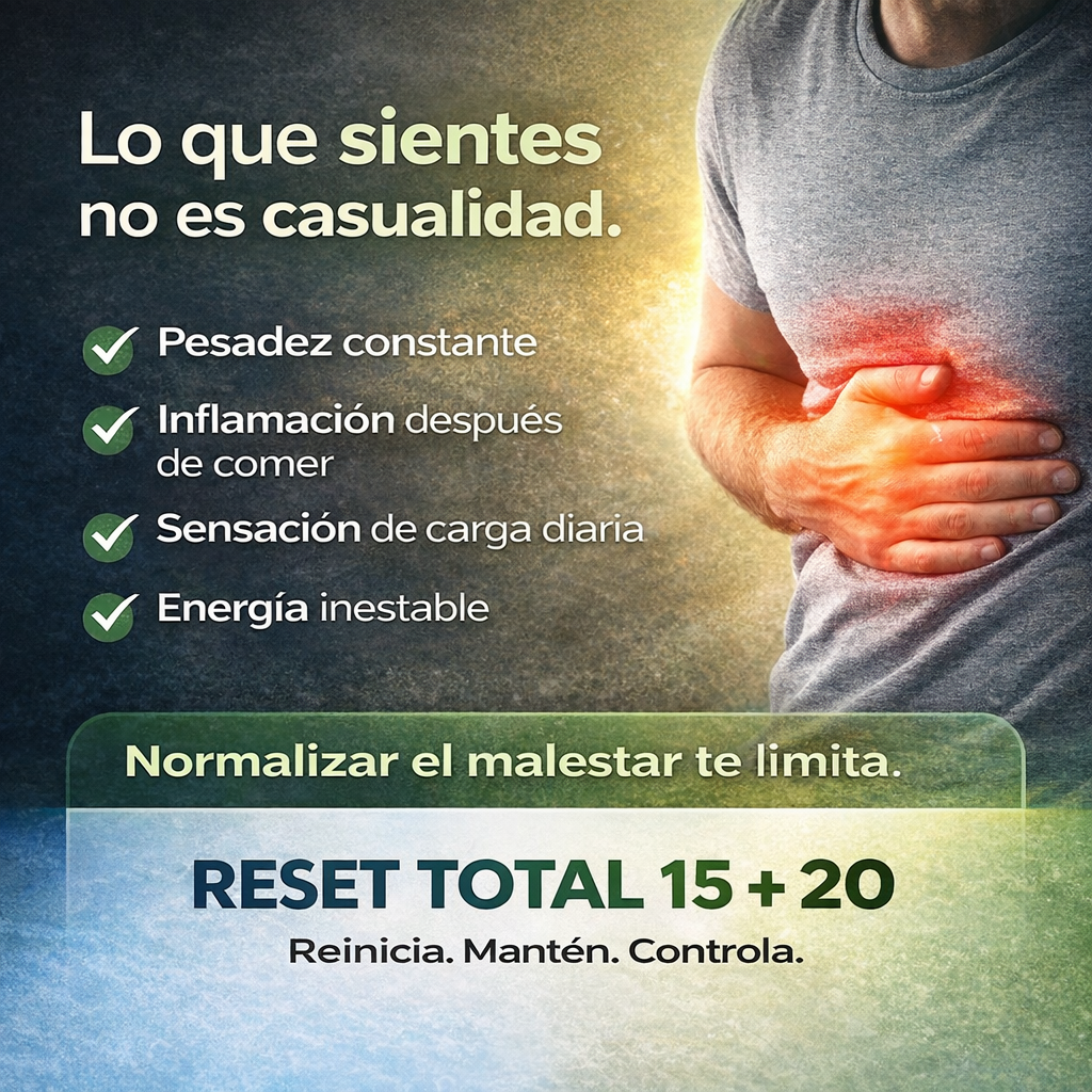 RESET TOTAL 15+20™ Recupera el Control de Tu Cuerpo en 2 Fases