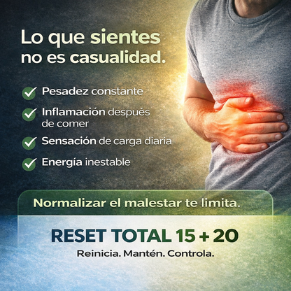 RESET TOTAL 15+20™ Recupera el Control de Tu Cuerpo en 2 Fases